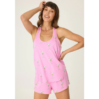 Playful Print Pajama Tank - dolly mama boutique