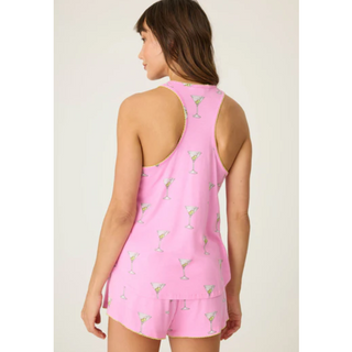 Playful Print Pajama Tank - dolly mama boutique