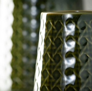 Hobnail Vase GRN CM3044 - dolly mama boutique