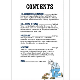 "John Wayne Emergency Preparedness Book" - dolly mama boutique