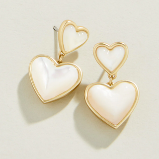 Full Heart Earrings - dolly mama boutique
