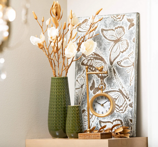 Hobnail Vase GRN CM3044 - dolly mama boutique