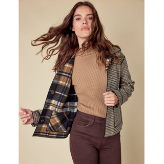 Reversible Plaid Jacket - dolly mama boutique