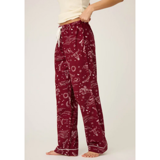 Cowboy Print Flannel Pant - dolly mama boutique