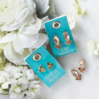 Gemstone Earring/Beauty G5344 - dolly mama boutique