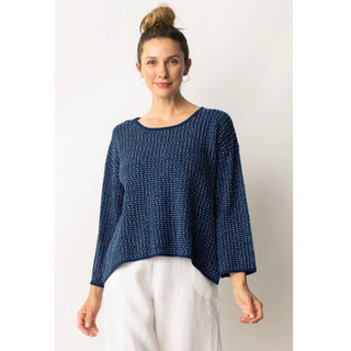 Textured Dot Pullover - dolly mama boutique