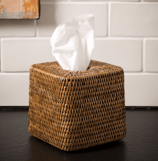 Rattan Tissue Cover - dolly mama boutique