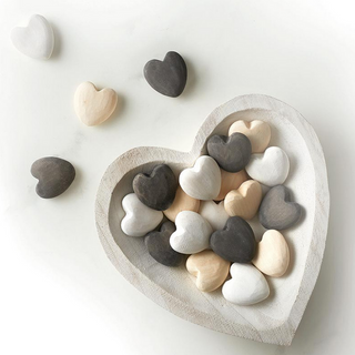 Small Wood Hearts - dolly mama boutique