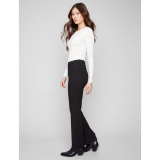Gutsy Crepe Flare Pants - dolly mama boutique