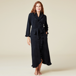 Ruffle Chenille Robe - dolly mama boutique