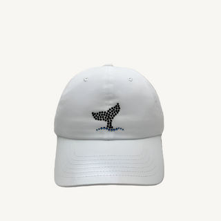 Rachel Cap with Crystal Whale Tale - dolly mama boutique