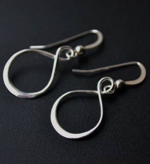Silver Eternity Earrings