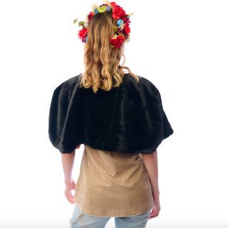 Reversible Fur Cape