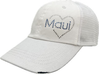 Carina Crystal "Maui" Trucker Cap - dolly mama boutique