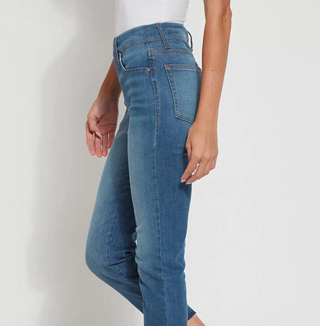 Premium Toothpick Cropped Denim Pant - dolly mama boutique