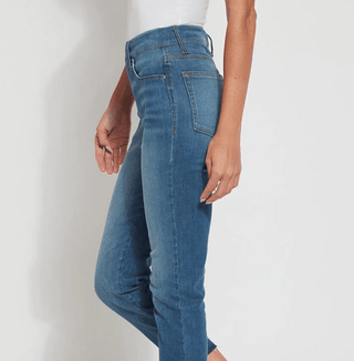 Premium Toothpick Cropped Denim Pant 12-3160-M9 - dolly mama boutique