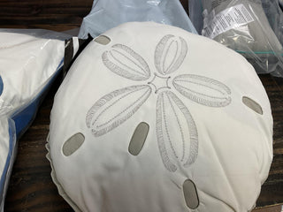 Sand Dollar Shaped Pillow