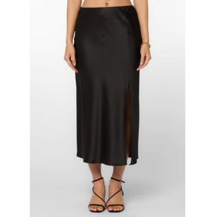 Gypsy Satin Skirt - dolly mama boutique