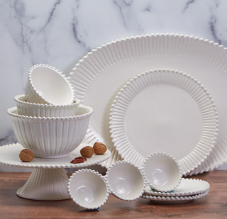 Heirloom Pearl Edge Dishes - dolly mama boutique