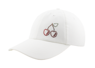 Rachel Cap with Crystal Cherries - dolly mama boutique