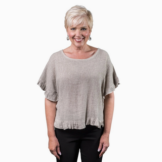 Kinslee Ruffle Top - dolly mama boutique