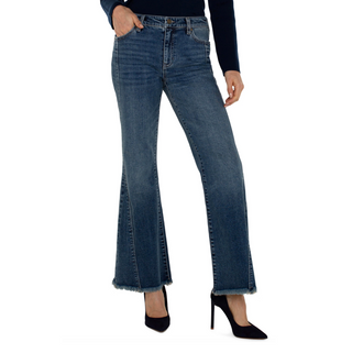 Hannah Flare Jean with Front Seam - dolly mama boutique