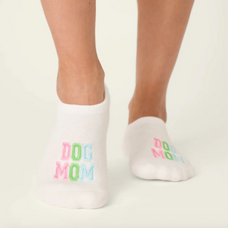 “Dog Mom” No-Slip Sock Liners - dolly mama boutique