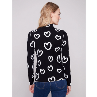 Gutsy Reversible Mock-Neck Sweater