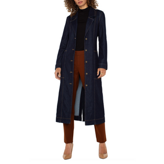 Duster Jacket with Tie Belt