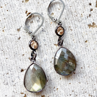 Labradorite Earring