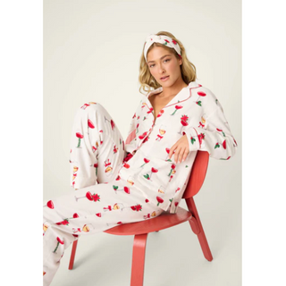 Flannel Pajama & Headband Set