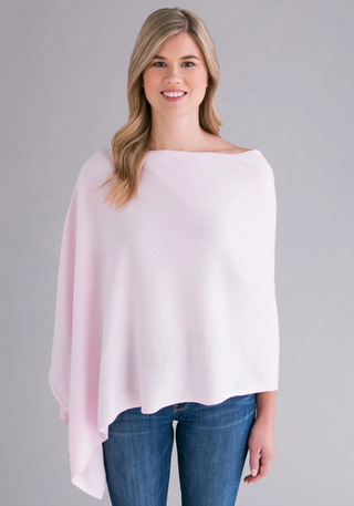 Cotton Cashmere Poncho - dolly mama boutique