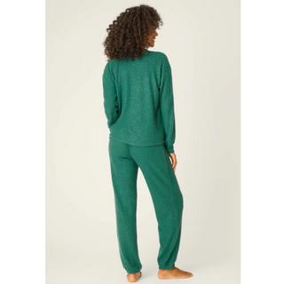 Waffle Knit Fireside Sparkle PJ Set