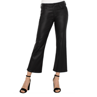 Hannah Cropped Flare Coated Pant