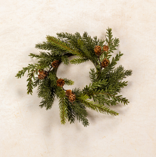 White Spruce & Hemlock Candle Ring - dolly mama boutique