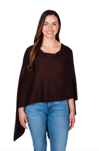 Cotton Cashmere Poncho