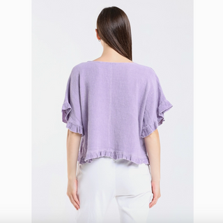 Kinslee Ruffle Top - dolly mama boutique