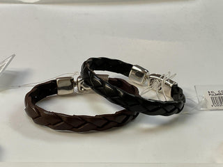 Ser Natural Leather Braid Bracelet