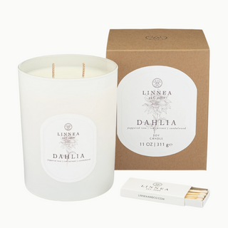 Dahlia Boxed Candle - dolly mama boutique