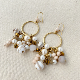 Magnolia Whisper Chandelier Earrings - dolly mama boutique