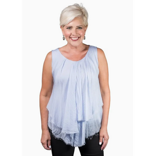 Briana Layered Tank - dolly mama boutique