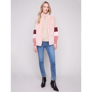 Reversible Nylon & Fur Vest - dolly mama boutique