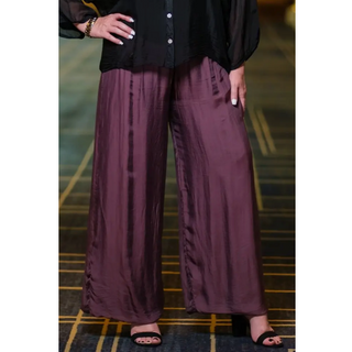 Mercedes Silk Pant - dolly mama boutique