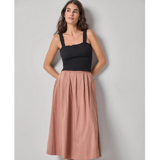 Organic Smocked Tank