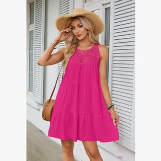 Lace Halter Dress - dolly mama boutique