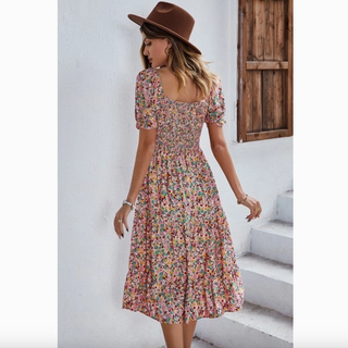Blooming Grace Midi Dress - dolly mama boutique