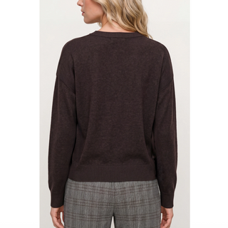 Drape-Neck Sweater