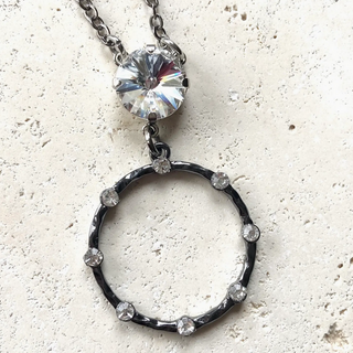 Circle Crystal Necklace