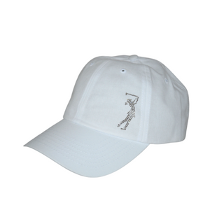 Rachel Cap with Crystal Golfer Girl - dolly mama boutique