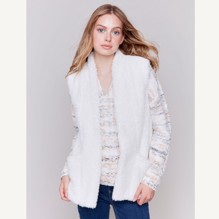 Faux Fur Short Vest - dolly mama boutique